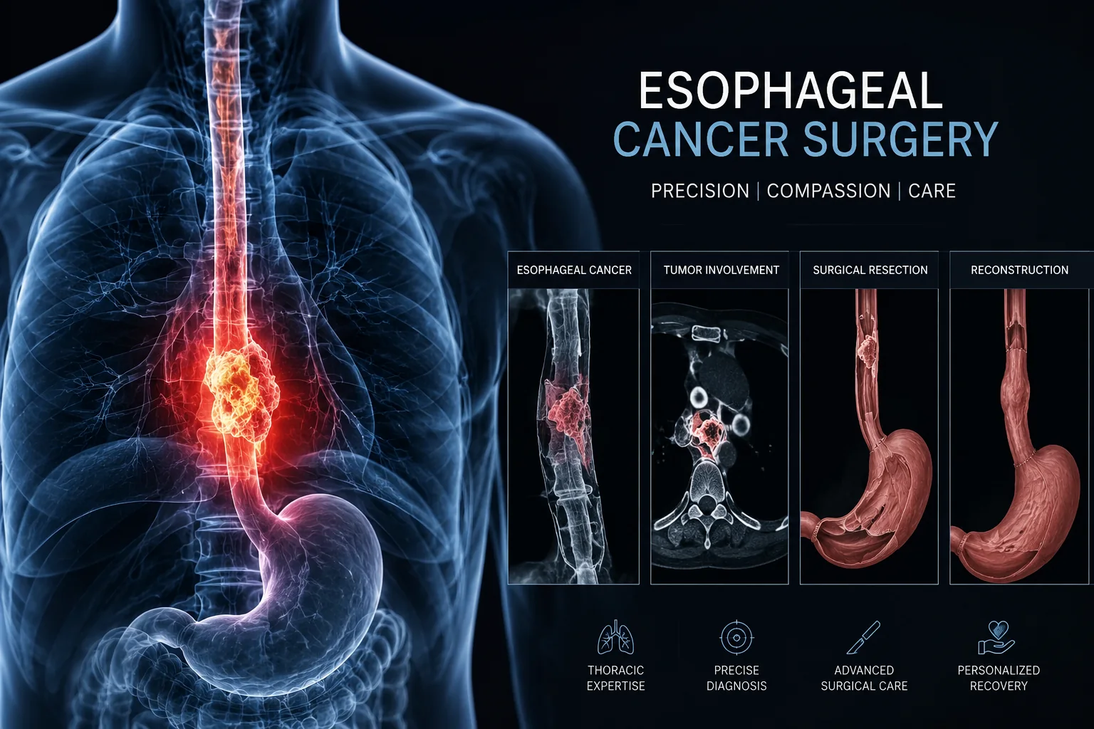 Esophageal cancer surgery